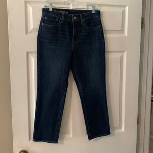 Talbots 6P Flawless High-Waisted Straight Ankle Jeans
